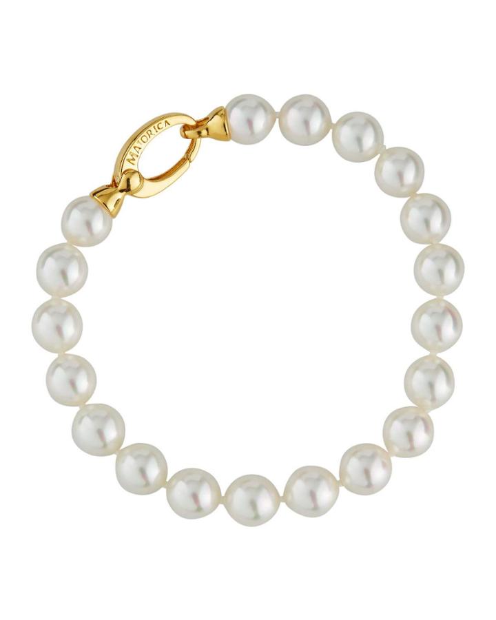 8mm Pearl-strand Bracelet