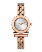 27mm Gancio Watch W/ Bracelet Strap, Rose Gold