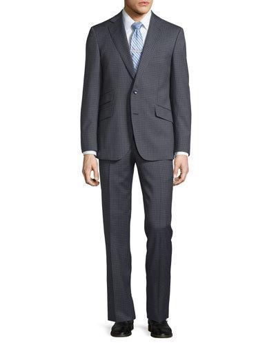 Henry Plaid Tailored-fit Two-piece