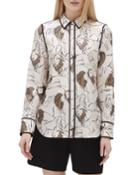 Scottie Italia Leo-print Button-front
