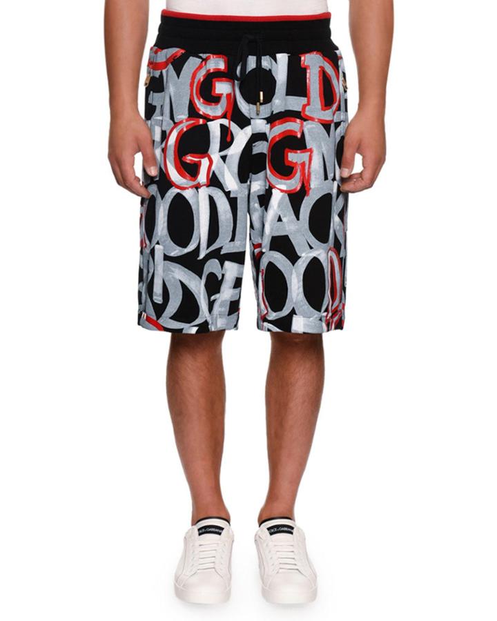 Men's Multicolor Graffiti