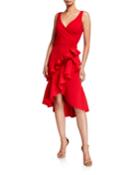 Danai Sleeveless High-low Double Ruffle