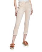 Slouch Cropped Straight-leg Trousers