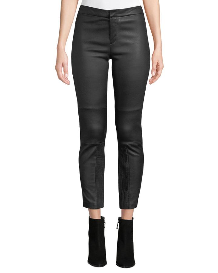 Stretch Leather Skinny