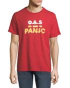 Men's Panic Graphic T-shirt, Red