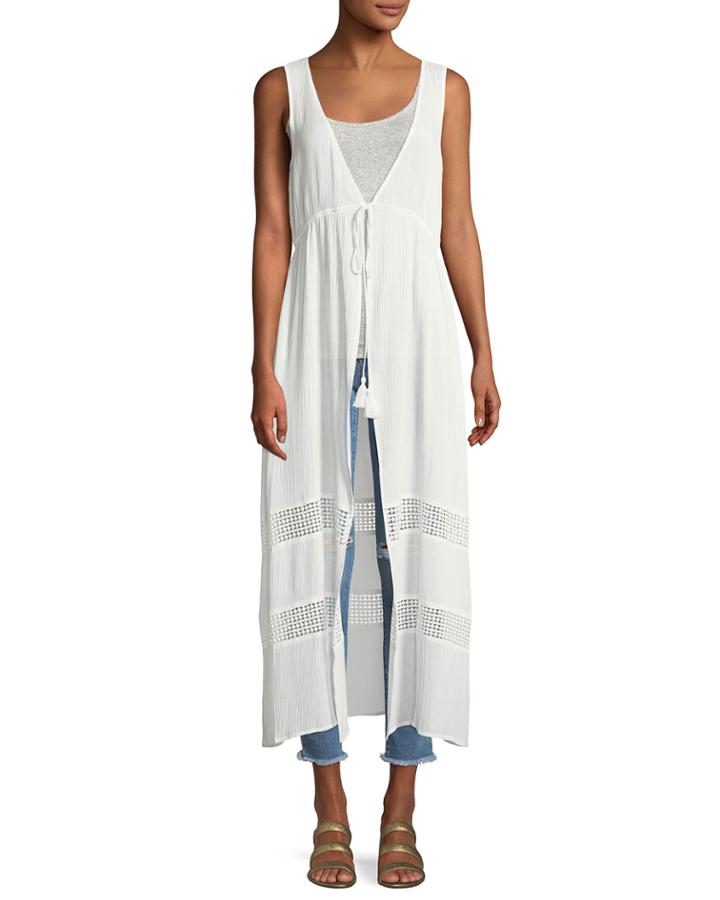 Big Sur Tie-front Duster Vest