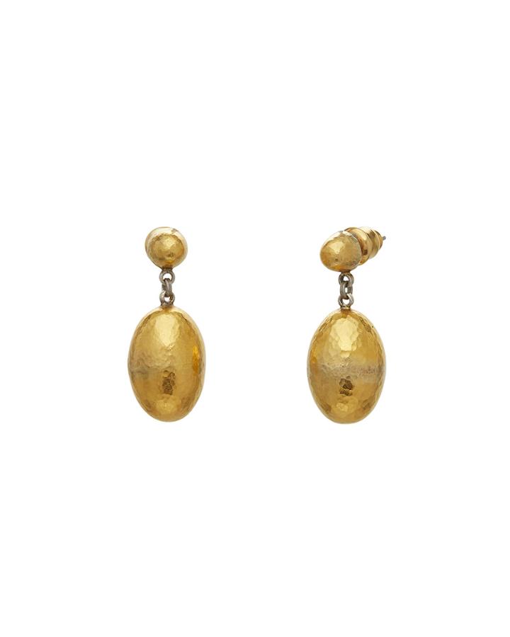 Large Cocoon Drop Earrings