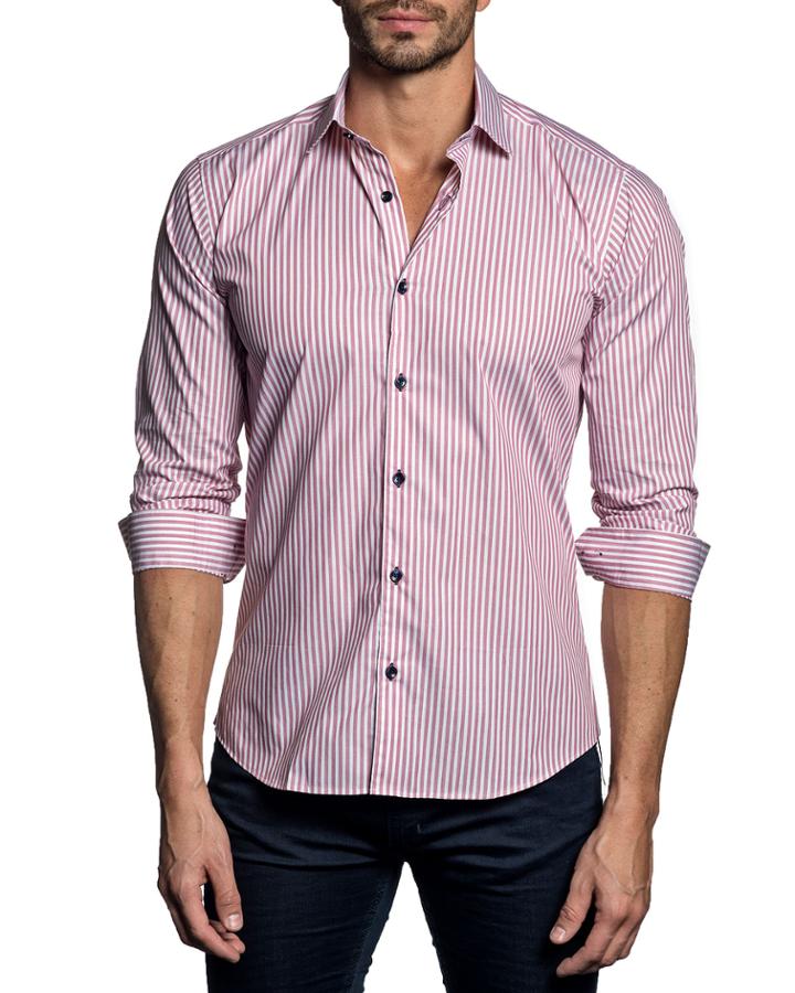 Semi-fitted Bengal-stripe