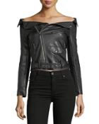 Off-the-shoulder Fuax