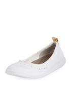 Zerogrand Stitchlite&trade; Mesh Ballet Flat, White