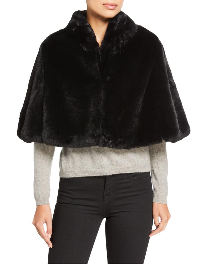 Faux Fur Capelet