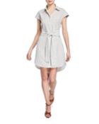 Tie-front Striped