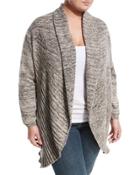 Coral Room Open-front Cardigan, Silver,