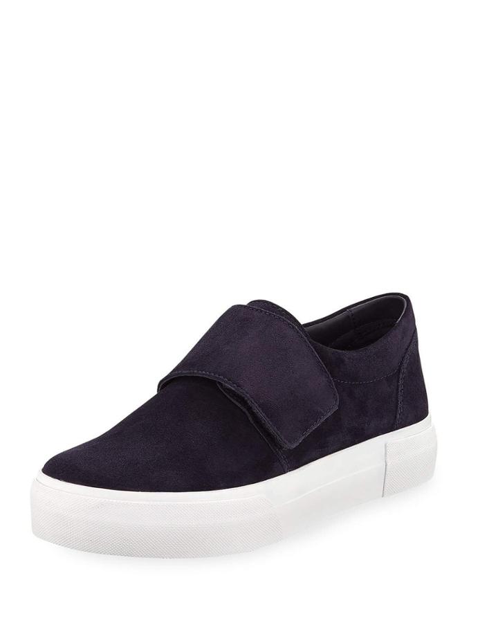 Cage Suede Grip-strap Platform