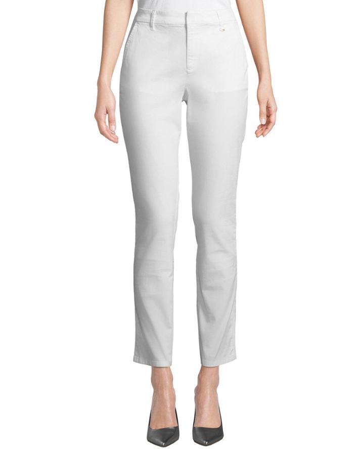 Straight-leg Stretch Twill Pants