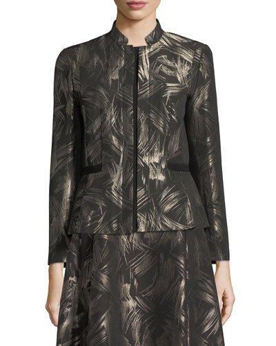 Belle Printed Jacquard Jacket