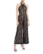 Lace Knotted Halter Wide