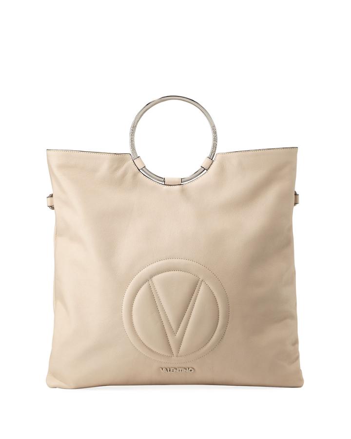Galette Sauvage Leather Tote Bag