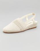 Lisa Stretch Crochet Espadrille