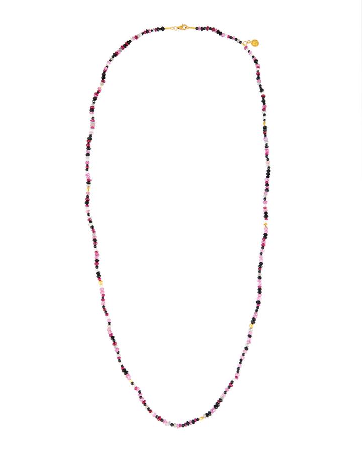Long Multi-stone Single-strand Necklace