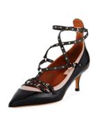 Two-tone Grommet Patent Pump, Black