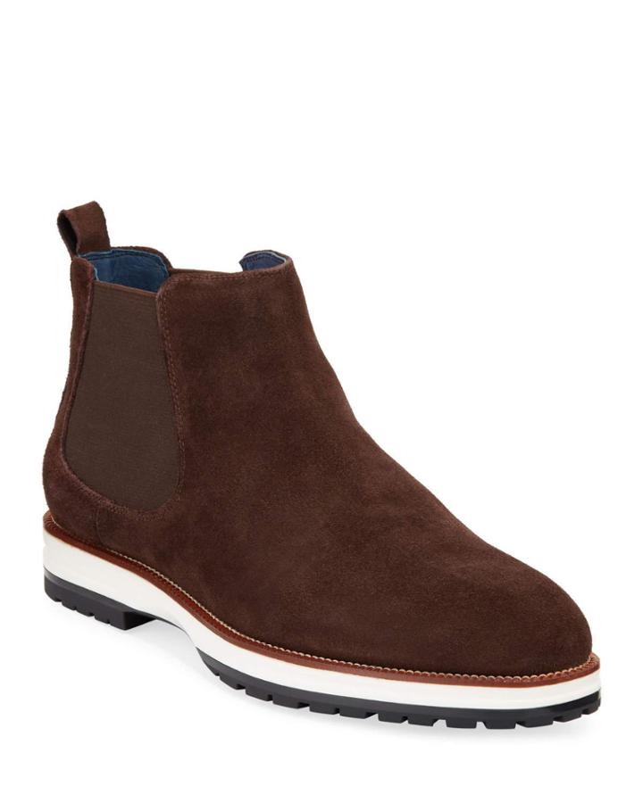 Men's Liam Suede Sneaker Sole Chelsea Boots