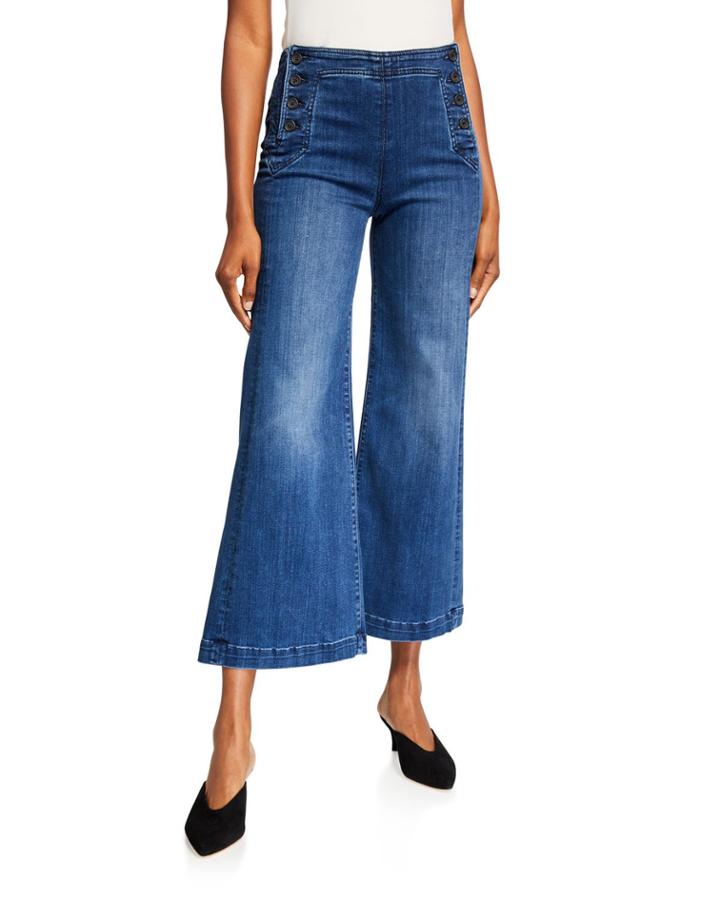 The Sailor Roller Ankle Flare Jeans