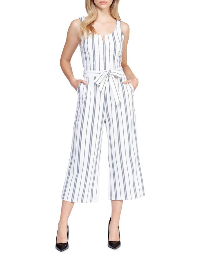 Stretch Jumpsuit With Belt