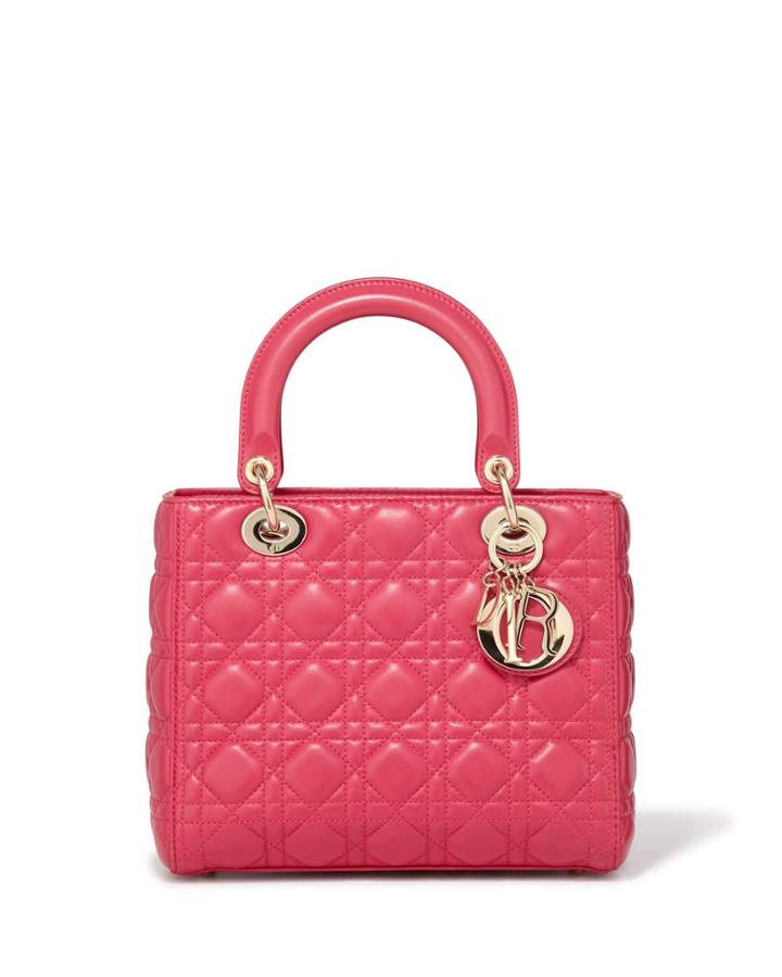 Lady Quilted Leather Tote Bag