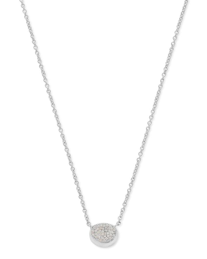 Onda Single Necklace W/ Diamonds
