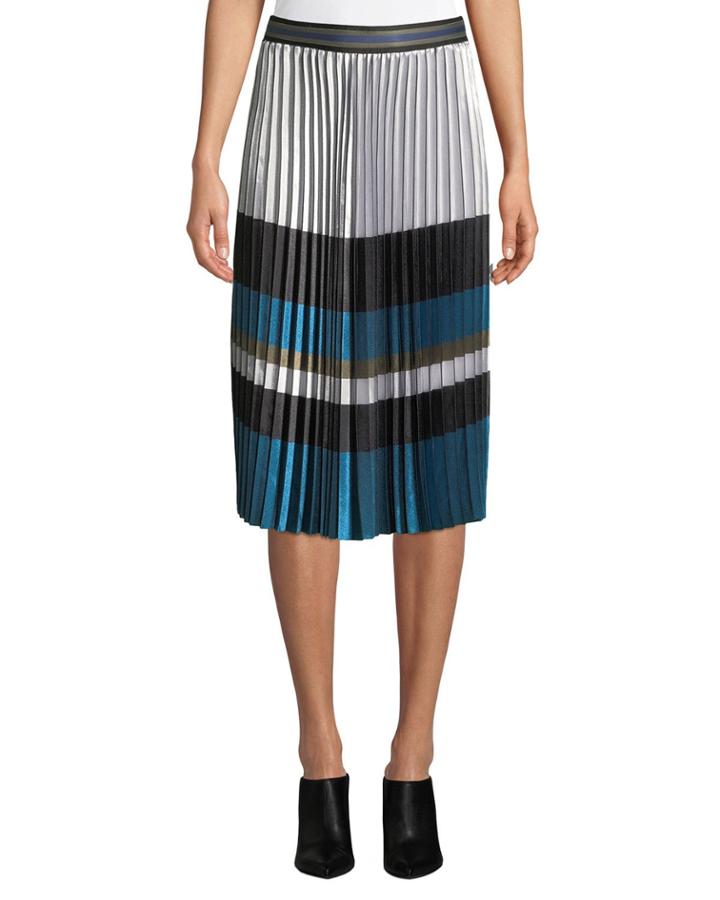 Tamsen Colorblock Pleated