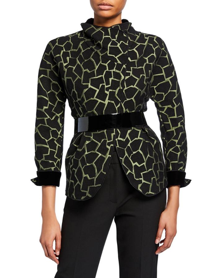 Giraffe-print Jacket