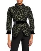 Giraffe-print Jacket