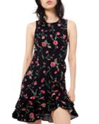 Stemmed Floral Cady Dress