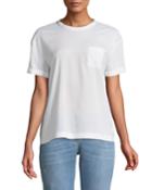Crewneck Georgette Tee