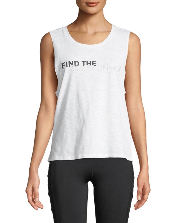 Graphic Slub Muscle Convo Tank
