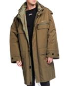 Men's Oversize Parka Coat With Detachable