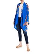 Vivian Floral-print Kimono