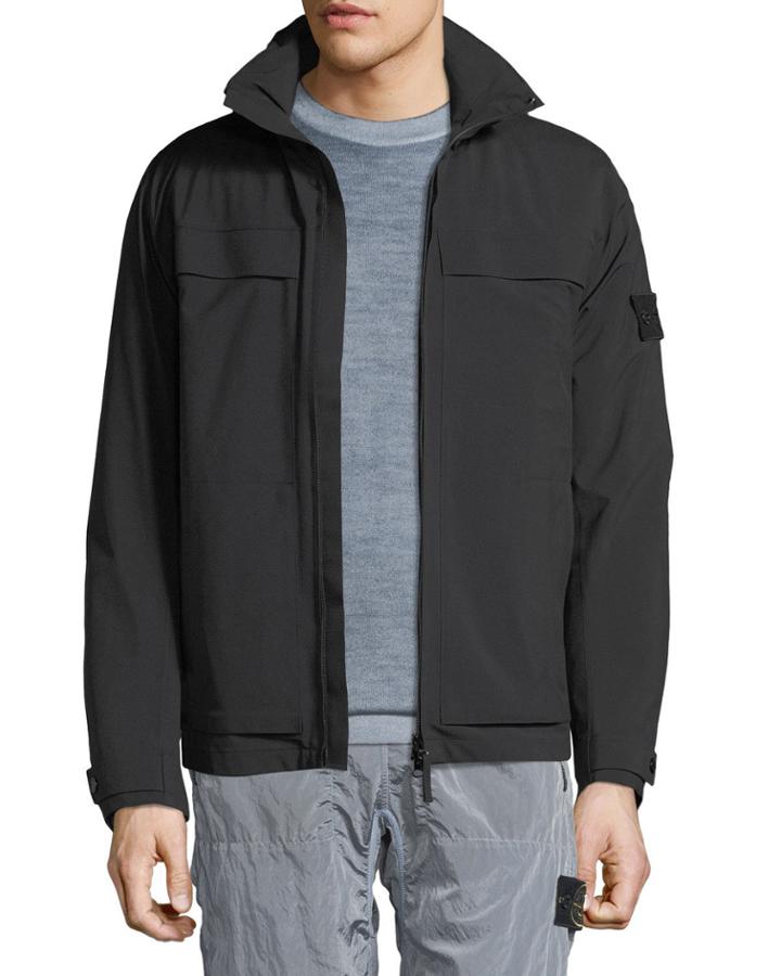 Men's Coated Water-resistant Coat