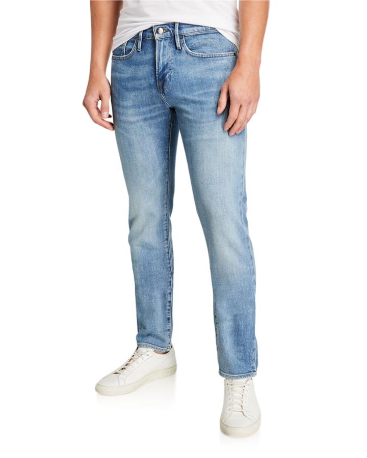 Men's L'homme Slim Straight-leg Denim Jeans