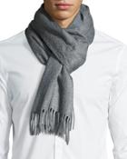 Large Cashmere Herringbone