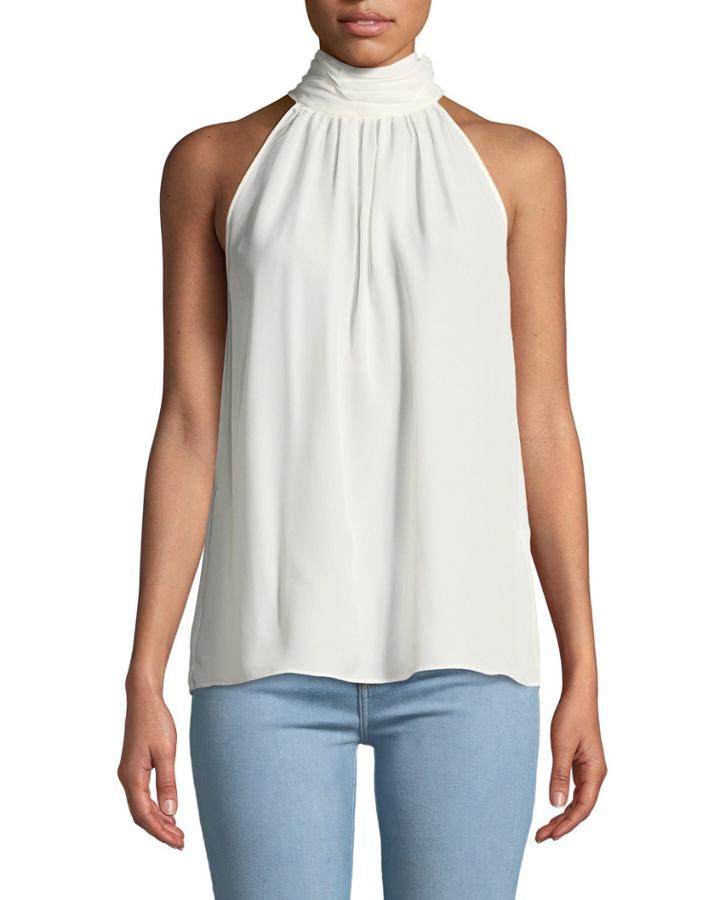 Erola Halter Chiffon Tank