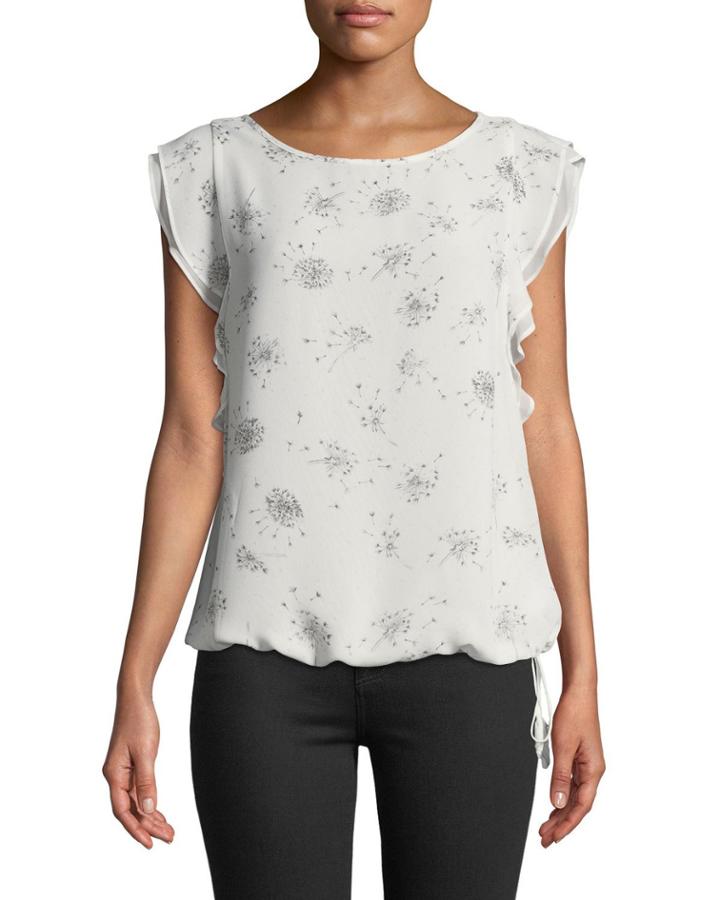 Ruffle-sleeve Dandelion Blouse