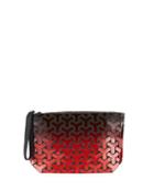 Ombre Geometric Y Tiled Clutch Bag