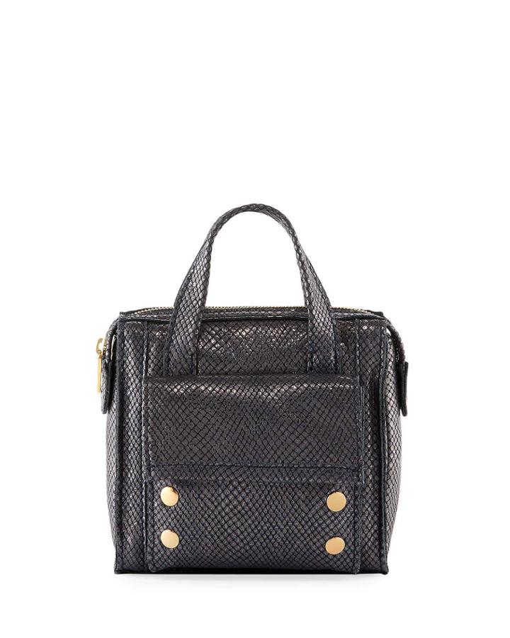 Adam Small Metallic Leather Crossbody Bag