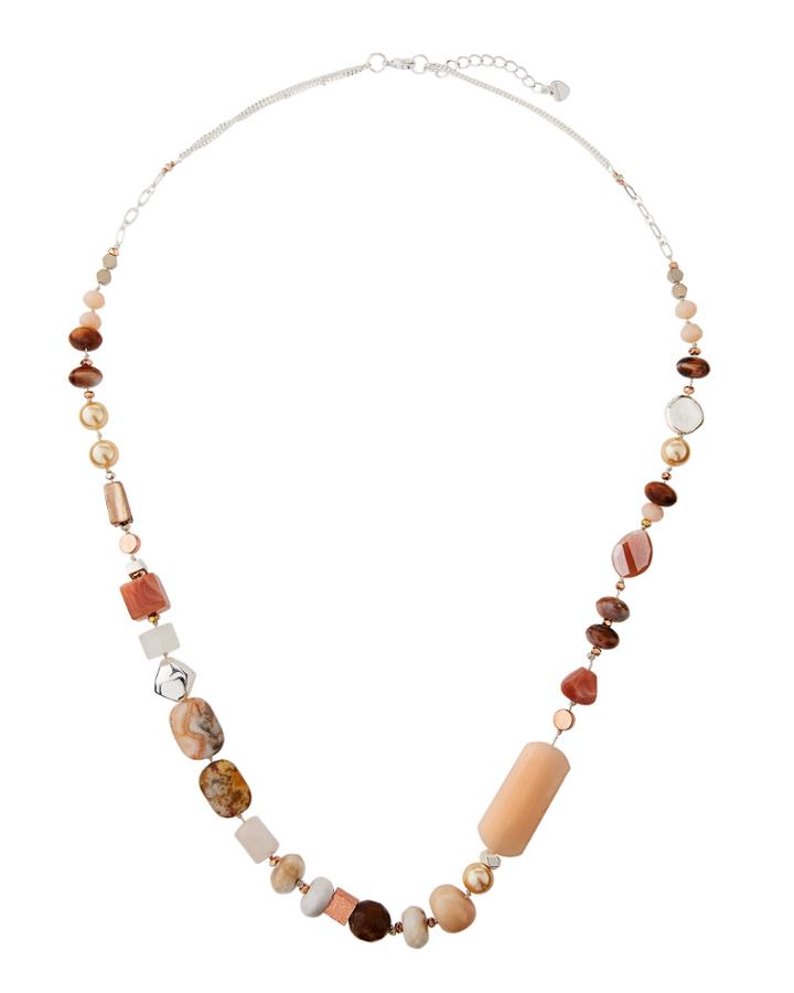 Mixed Chunky Beaded Necklace