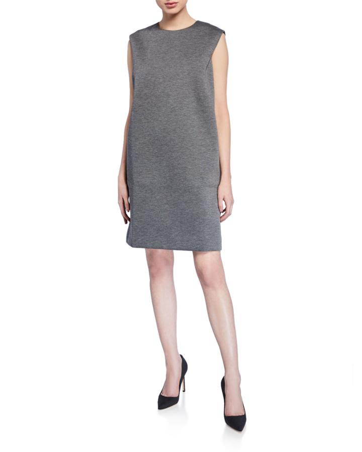 Sleeveless Sheath Dress, Gray