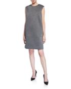 Sleeveless Sheath Dress, Gray