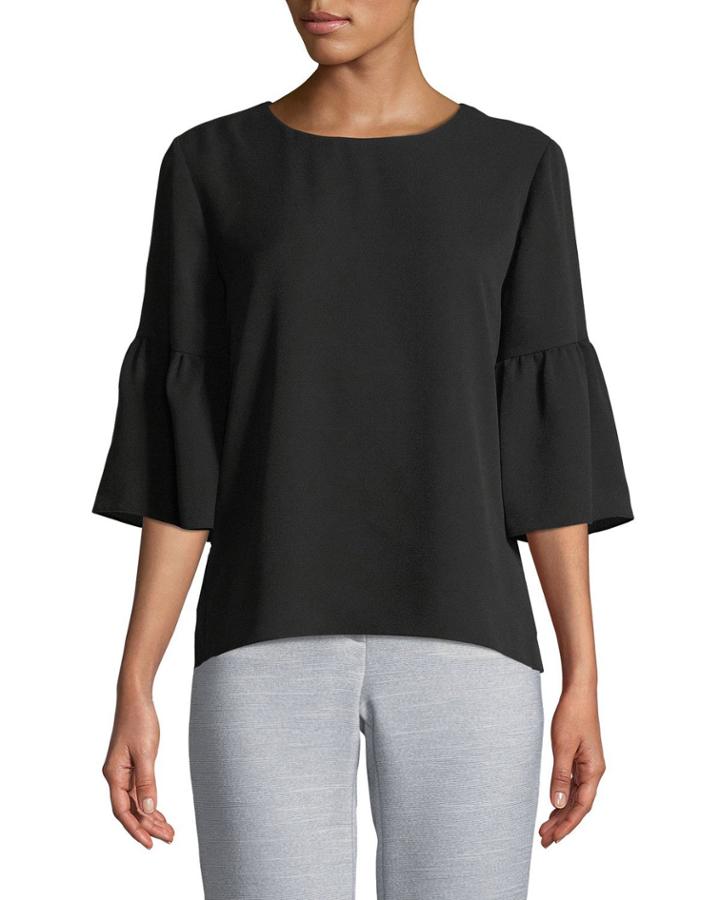 Neeta Half-bell-sleeve Blouse