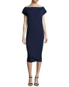 Shirley Midi Shift Dress, Blue